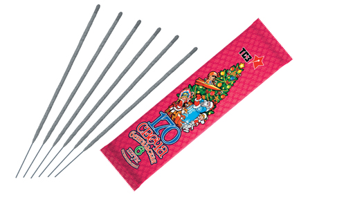  Бенгальские свечи 6 шт 170 мм в пакете  в Иванове